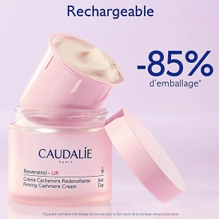CAUDALIE Resveratrol-Lift Crème Cachemire Redensifiante anti-rides et raffermissante pot rechargeable 50 ml