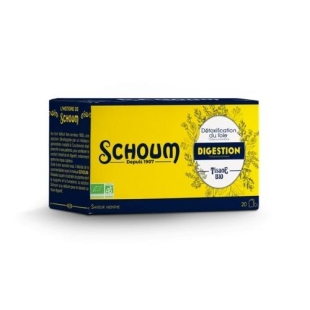 Schoum Digestion Détoxification du Foie Tisane Bio - 20 Sachets