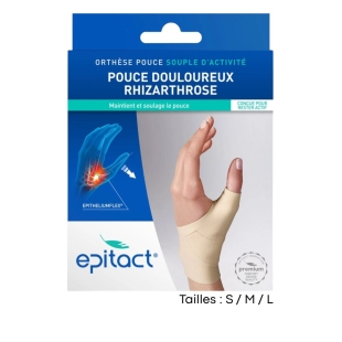 EPITACT - Orthèse Pouce douloureux Rhizarthrose - Pouce Gauche 
