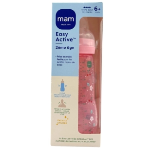 MAM - Biberon Easy Active 2ème Age Berry (6 mois et plus) - 330ml