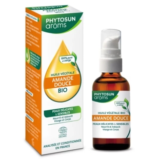 Huile Végétale Amande Douce (50 ml) Phytosun Aroms