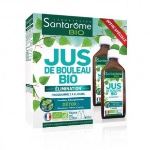 SANTAROME BIO Jus de Bouleau Bio Élimination 2x200 ml