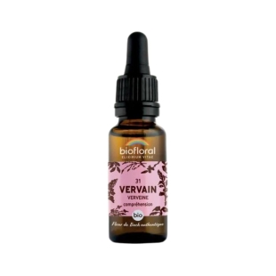 BIOFLORAL Compréhension - Fleur de Bach BIO Verveine (31) - 20ml