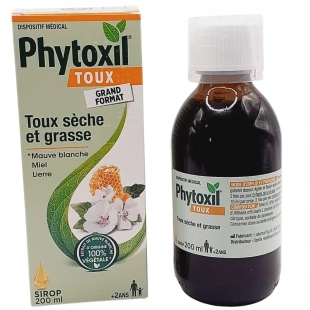 PHYTOXIL Sirop Toux Sèche et Grasse Grand Format 200 ml Dès 2 ans.