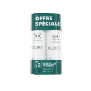 ROC KEOPS Déodorant Fraicheur Spray (Lot 2 x 100 ml) PROMO