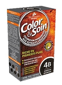 COLOR et SOIN Coloration Permanente CHÂTAIN BROWNIE - 4B