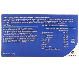 VIATRIS -  Vision Bien-Être Inconfort Visuel - 60 capsules