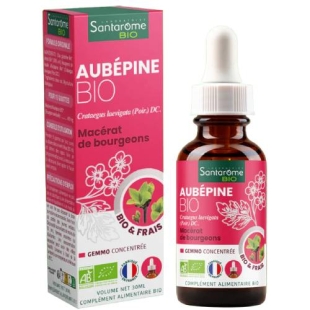 SANTAROME BIO Bourgeons AUBEPINE Stress & sommeil (30ml)