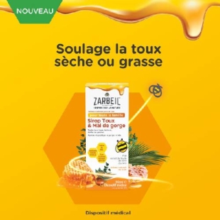 ZARBEIL - Sirop contre la toux & le mal de gorge - 150ml