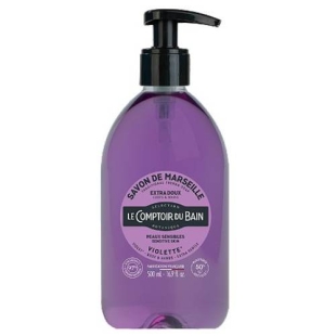 Le Comptoir du Bain - Savon de Marseille Liquide Extra-doux Violette - 500ml