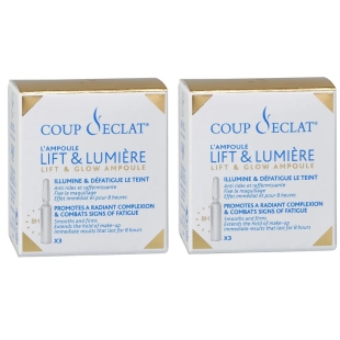COUP D'ECLAT - Ampoule Lift et Lumière - 6x1 ml + 1 Miroir Offert