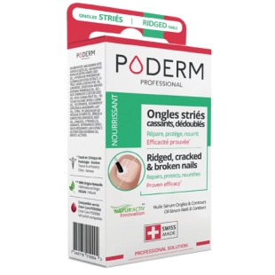 PODERM - Sérum Nourrissant - Ongles Striés cassant, dédoublés - Flacon 8ml
