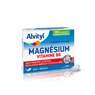 ALVITYL - Magnésium Et Vitamine B6 - Fatigue, Nerveux, Musculaire - 45/120 Comprimés