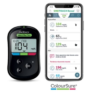 ONE TOUCH - Lecteur de Glycémie Select Plus Flex