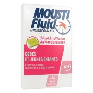 Moustifluid Patchs Anti-Moustiques Bébé x24