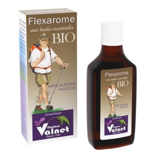 FLEXAROME huiles essentielles BIO Massage Articulations Muscles (50 ml) Valnet