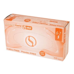 SEMPERCARE - Gants Médicaux Vinyles Sans Latex x100