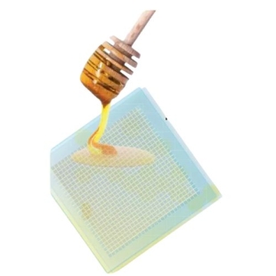 REVAMIL - Tulle au Miel Medical 5x5cm Plaies et Brûlures - 5 Pansements