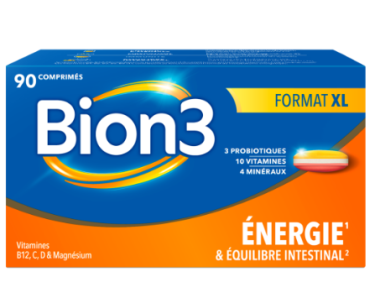 BION 3 - Energie & Equilibre Intestinal - 90 Comprimés