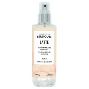 BERDOUES - Brume Parfumée Hydratante Latté - 200 ml. Senteur solaire et lactée.