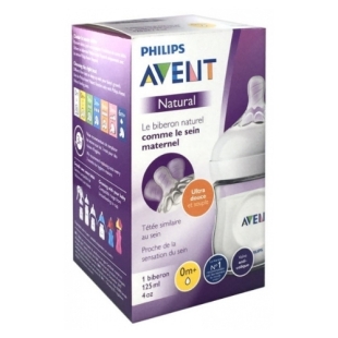 AVENT Biberon naturel 0m+ 125 ml