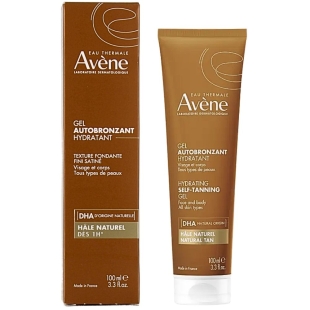 AVENE - Gel Autobronzant Hydratant Visage et corps - Hydrate - Illumine - Sublime - 100 ml