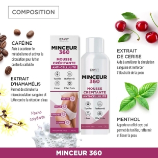 EAFIT - Minceur 360 Mousse Crépitante Anti-Cellulite - 100ml