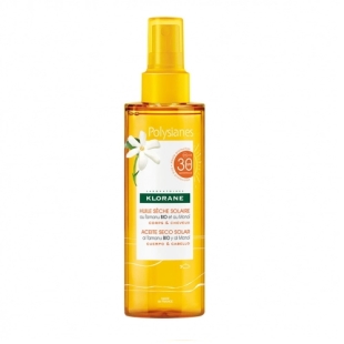 KLORANE MONOI Huile Sèche Spray Solaire Corps & Cheveux SPF30+ (200ml) Polysianes