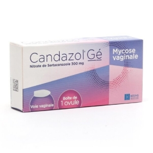 Candazol Gé mycose vaginale 300 mg (1 ovule)