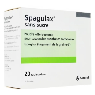 SPAGULAX Sans sucre EFFERVESCENT (20 sachets-dose)