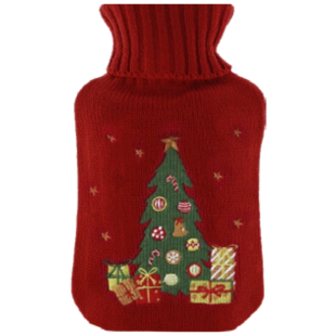 BOUILLOTTE Eau Caoutchouc avec Housse Décorée (2L)