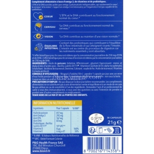 BION - Oméga 3 - 30 capsules