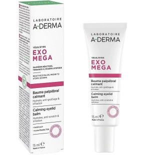 A-DERMA - Exomega Baume Palpebral Calmant - 15 ml