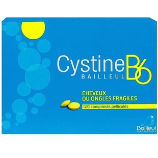 CYSTINE B6 Bailleul - Cheveux ou Ongles Fragiles - 120 Comprimés