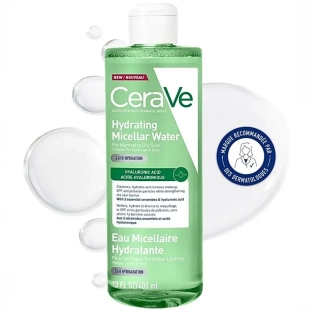 CERAVE - Eau Micellaire Hydratante Peaux Normales à Sèches - 400 ml