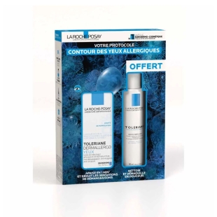 LA ROCHE POSAY - Toleriane Dermallergo Yeux 20ml + Dermo-nettoyant 50ml Offert