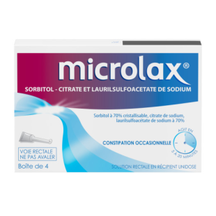 MICROLAX Boite de 4 récipients unidoses