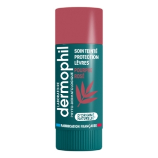 DERMOPHIL INDIEN - Soin Teinté Protection Lèvres Pourpre Rosé - 4g