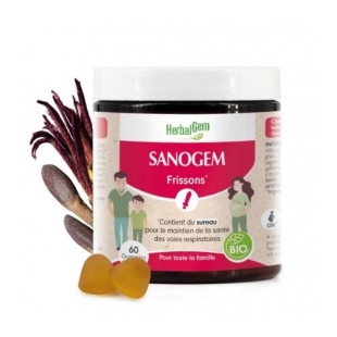 HERBALGEM - Sanogem Frissons Bio 60 gummies