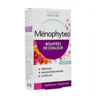 MENOPHYTEA Bouffées de Chaleur (20 gélules Jour + 20 gélules Nuit)