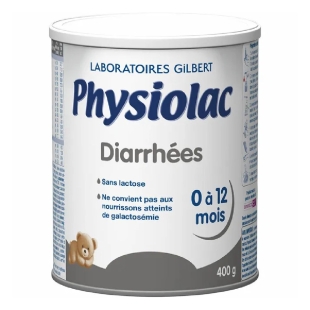  PHYSIOLAC Diarrhées 0-12 mois Sans lactose - 400g