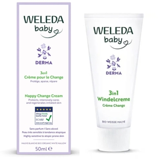 WELEDA Derma Baby - Crème pour le Change 3 en 1 - 50 ml