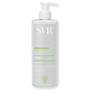 SVR Sebiaclear Eau Micellaire Nettoyante Purifiante - 400ml avec ou sans recharge