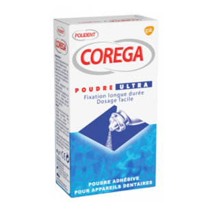 COREGA Poudre Ultra Adhésive Appareils Dentaires 40 g