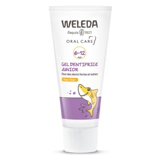 WELEDA - Gel Dentifrice Junior 6-12 Ans Avec Fluor Duo 50 ml