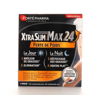 Forté Pharma - Xtraslim Max 24 - 60 Comprimés