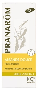 PRANAROM - Huile Végétale Bio - Amande Douce  - Flacon 50 ml