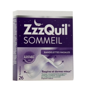 ZZZQUIL - Sommeil - 26 Bandelettes Nasales