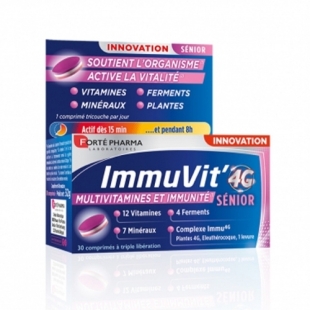 ImmuVit'4G Sénior 30 comprimés Forte Pharma