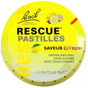 RESCUE -  Pastilles Boîte 50 g - Saveur Citron